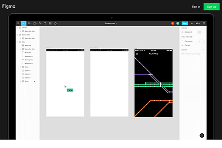 Figma website in 2016