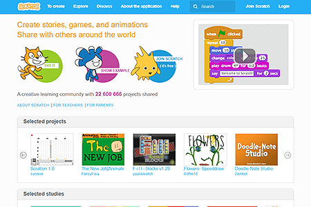 Scratch website in 2017