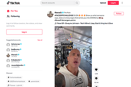 TikTok website in 2021