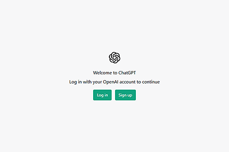 ChatGPT website in 2022
