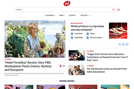 Ask.com website in 2023