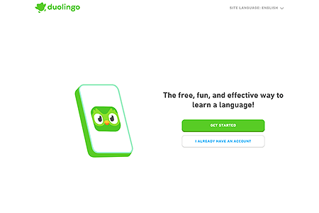 Duolingo website in 2023