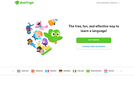 Duolingo website in 2024