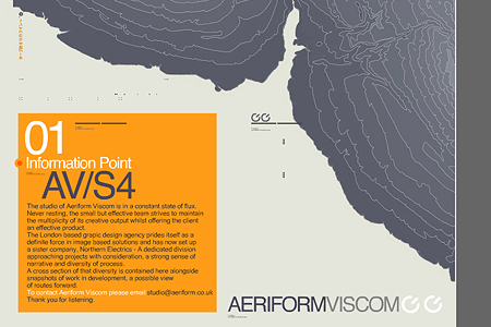 Aeriform Viscom flash website in 2003