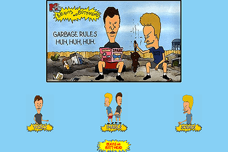 Beavis & Butt-head website in 1996