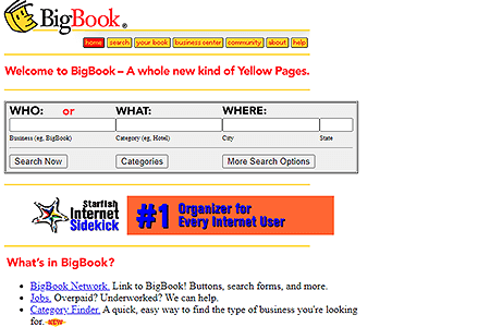 BigBook in 1996