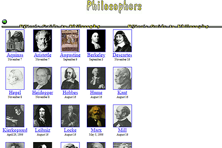 Bjorn Christensson – Philosophers Guide website in 1995