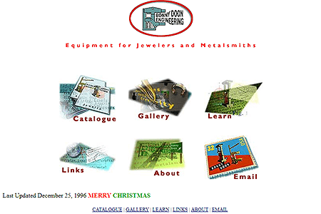 Bonny Doon Engineering website in 1996
