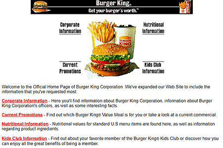 Burger King in 1997