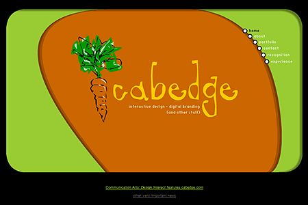 Cabedge flash website in 2003
