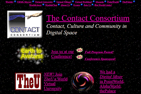 Contact Consortium website in 1996