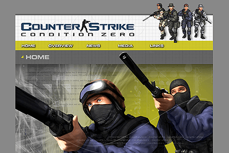 Counter-Strike: Condition Zero website in 2002
