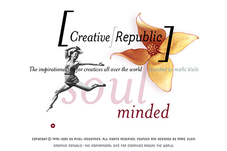 Creative Republic website in 2003