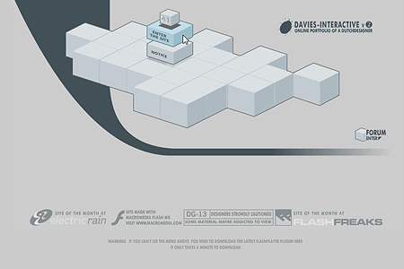 Davies-Interactive website in 2003