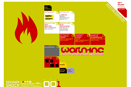Designershock flash website in 2000