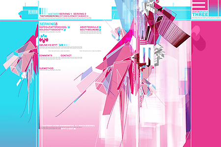 Designgraphik website in 2001