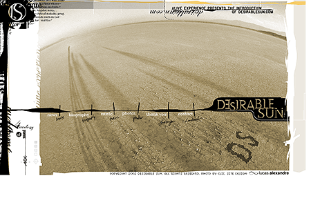Desirable Sun website in 2002