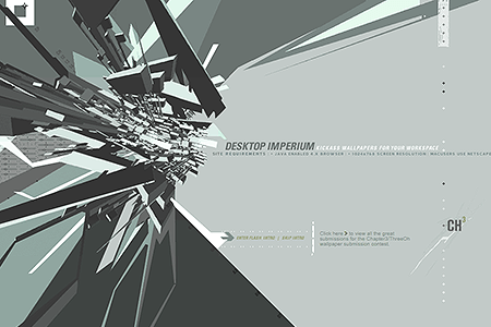 Desktop Imperium flash website in 2002