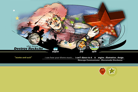 Destroy Rockcity website in 1998