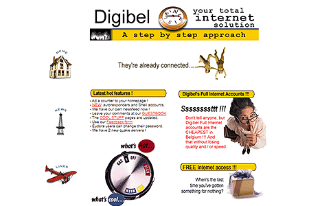 Digibel in website 1998