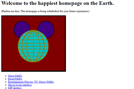 DISNEY: Insight on Florida website in 1994