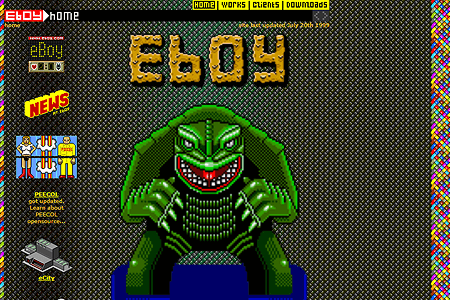 eBoy website in 1999