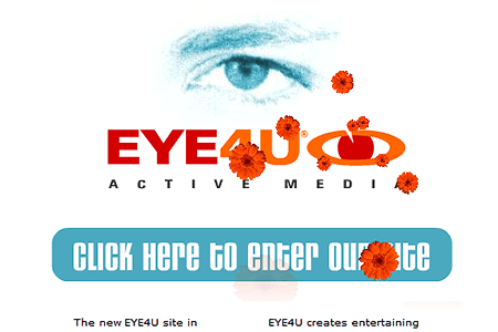 EYE4U flash website in 2003
