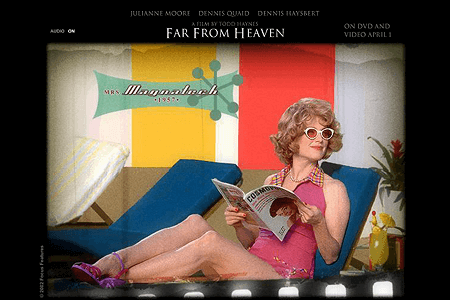 Far From Heaven flash website in 2002