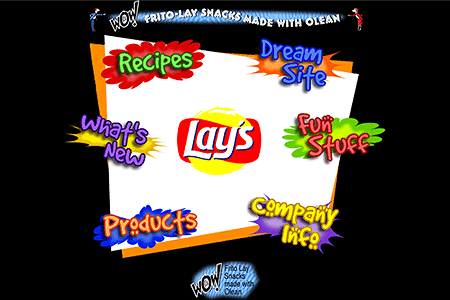 Frito-Lay website in 1996