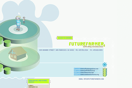 Future Farmers flash website in 2001