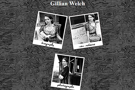 Gillian Welch website in 1996