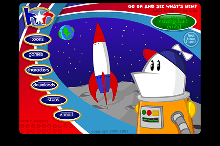 Homestar Runner flash website in 2003