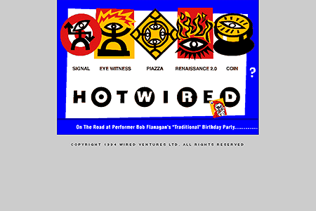 HotWired website in 1994