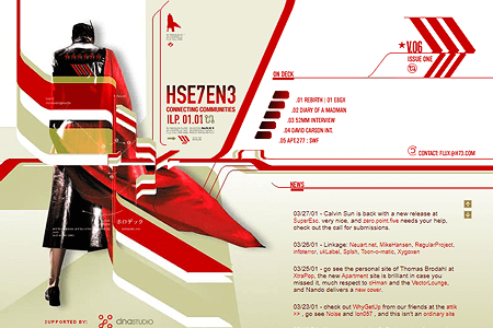 HSE7EN3 website in 2001
