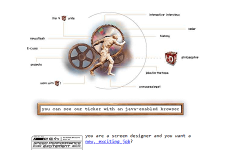 I-D Grupppe website in 1997