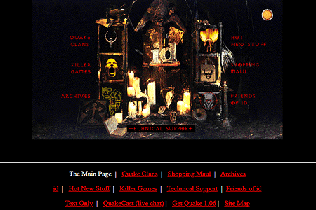 Id Software website in 1996