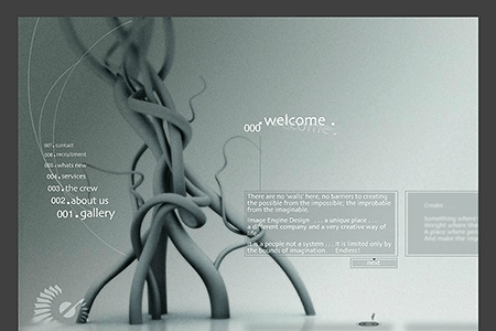 Image Engine flash website in 2003