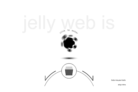 Jelly Web flash website in 2001