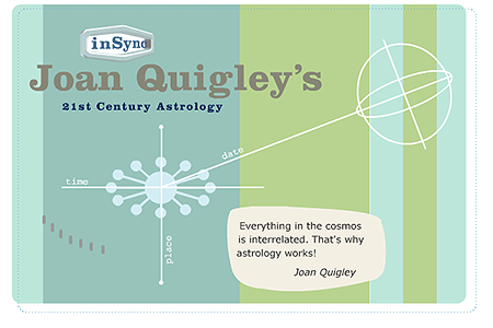 Joan Quigley flash website in 2002