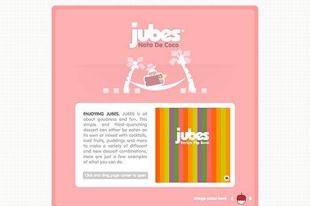 Jubes flash website in 2004