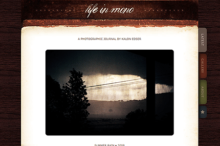 life in mono website in 2007
