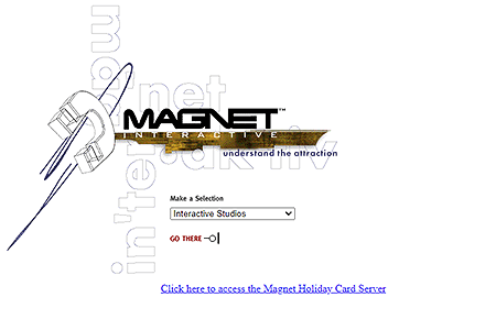 Magnet Interactive website in 1997