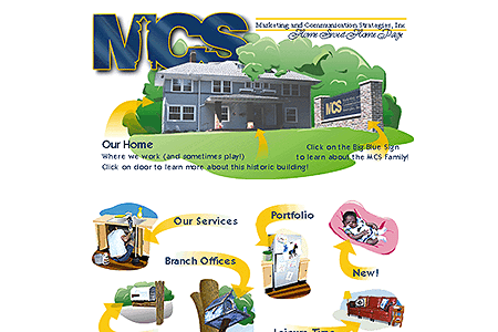 MCS website in 1996