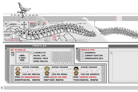 Media Monks website in 2003