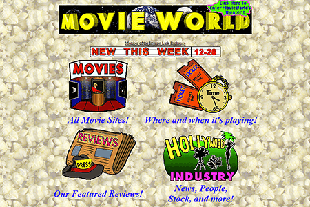 MovieWorld website in 1996