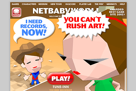 Netbaby World AB website in 2002