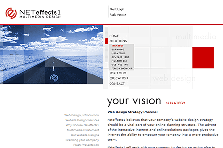 Neteffects1 website in 2003