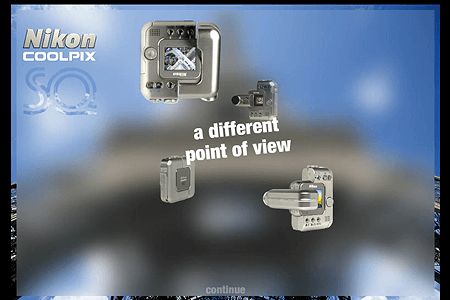 Nikon Coolpix SQ website in 2003