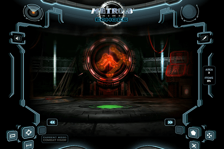 Nintendo - Metroid Prime 2: Echoes flash website in 2004