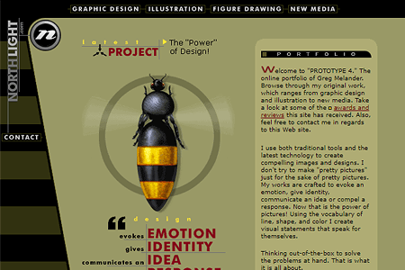NorthLight website in 1998